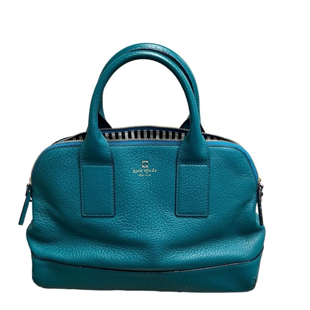 Kate Spade Turquoise Leather Satchel